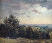 John Constable View from Hampstead Heath,Looking West oil on canvas